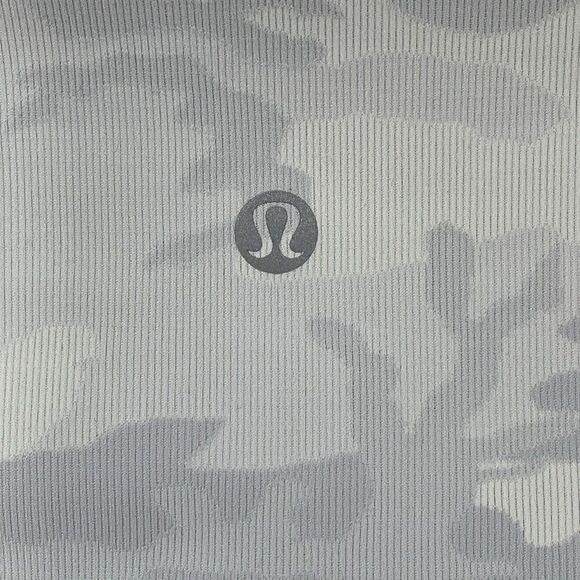 Lululemon Wunder Under Ribbed 10" Short Incognito Camo Jacquard Alpine Women 10 - Picture 3 of 5